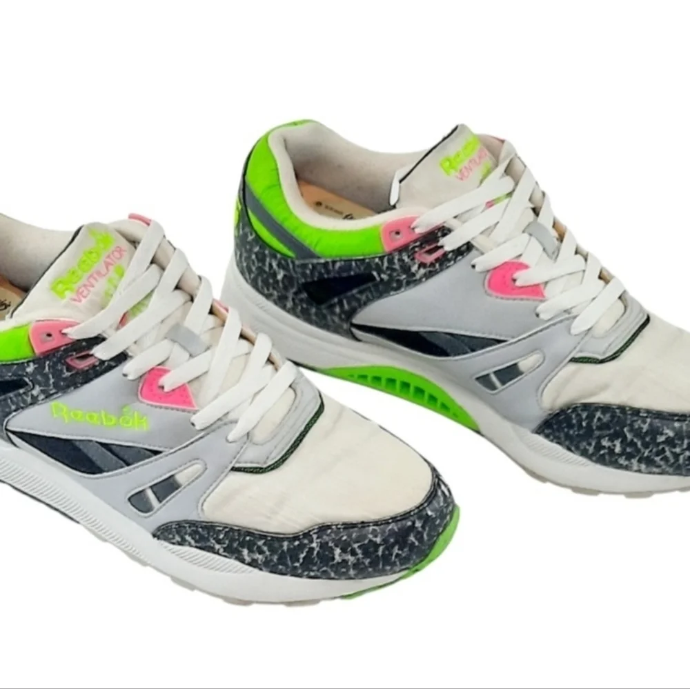 Reebok Ventilator Vintage sneakers (1991) Chalk/Grey-Green-Pink - M45717